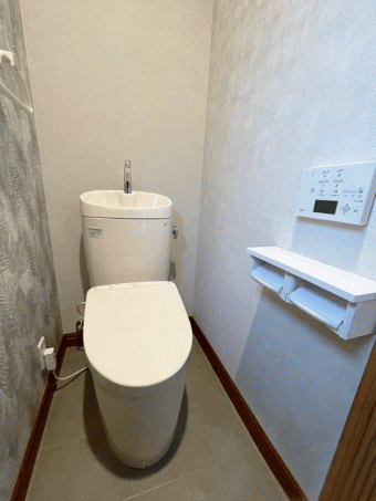 シック＆モダンのラグジュアリートイレに大変身　目黒区M様邸